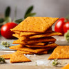 Tomato and oregano crackers