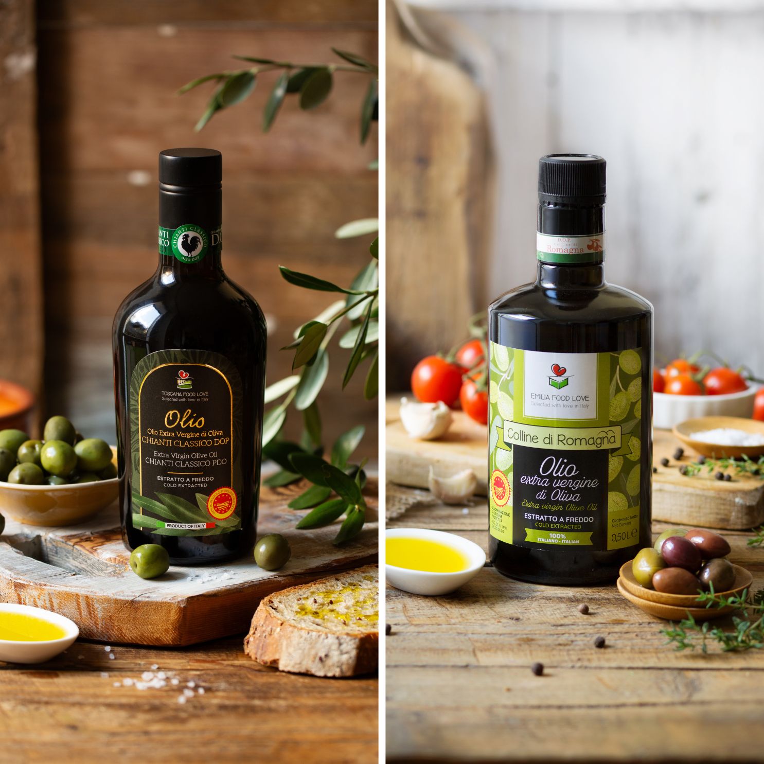 Italian Olive Oil Duo | Chianti DOP & Colline di Romagna DOP