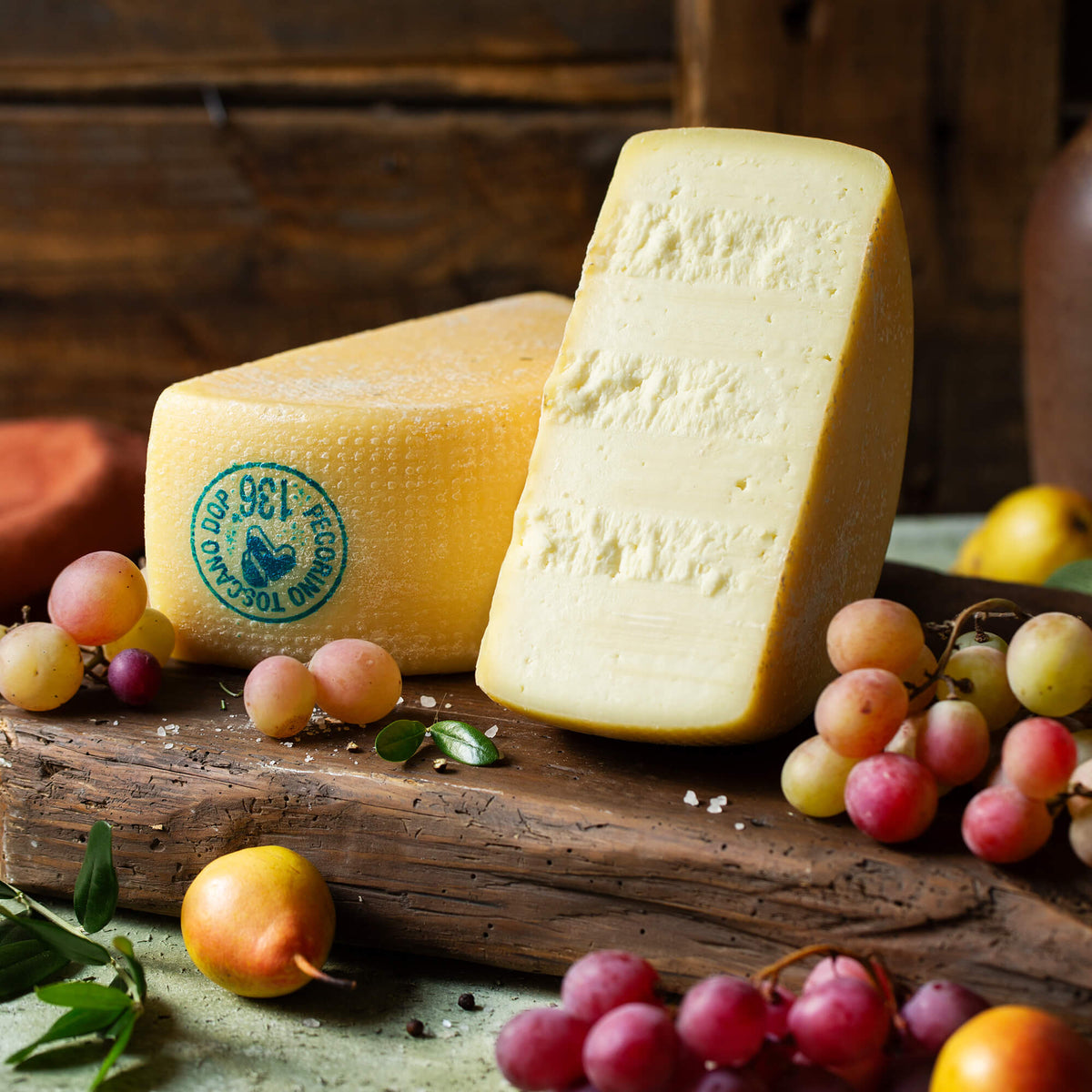 DOP Pecorino Pair (Romano and Toscano)