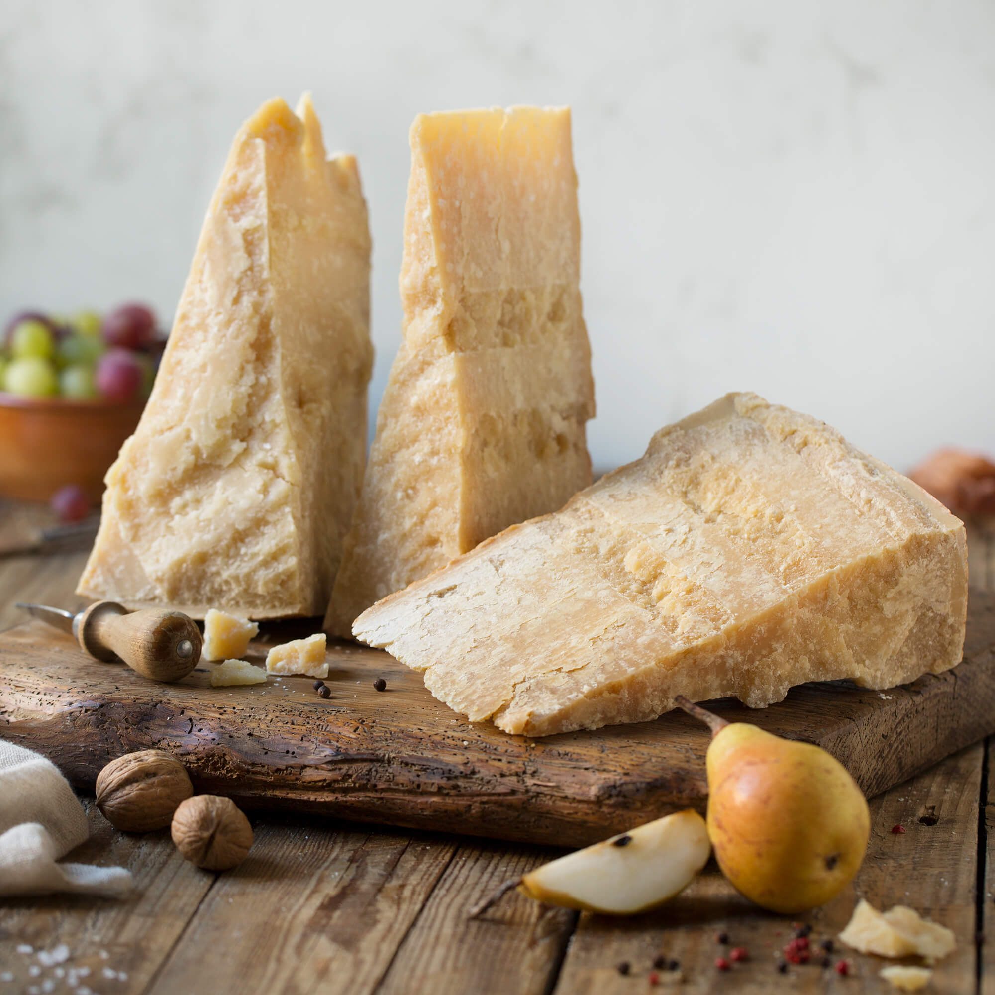 Tris Parmigiano Reggiano PDO 48, 60, 72 months  Emilia Food Love - EMILIA  FOOD LOVE Selected with love in Italy