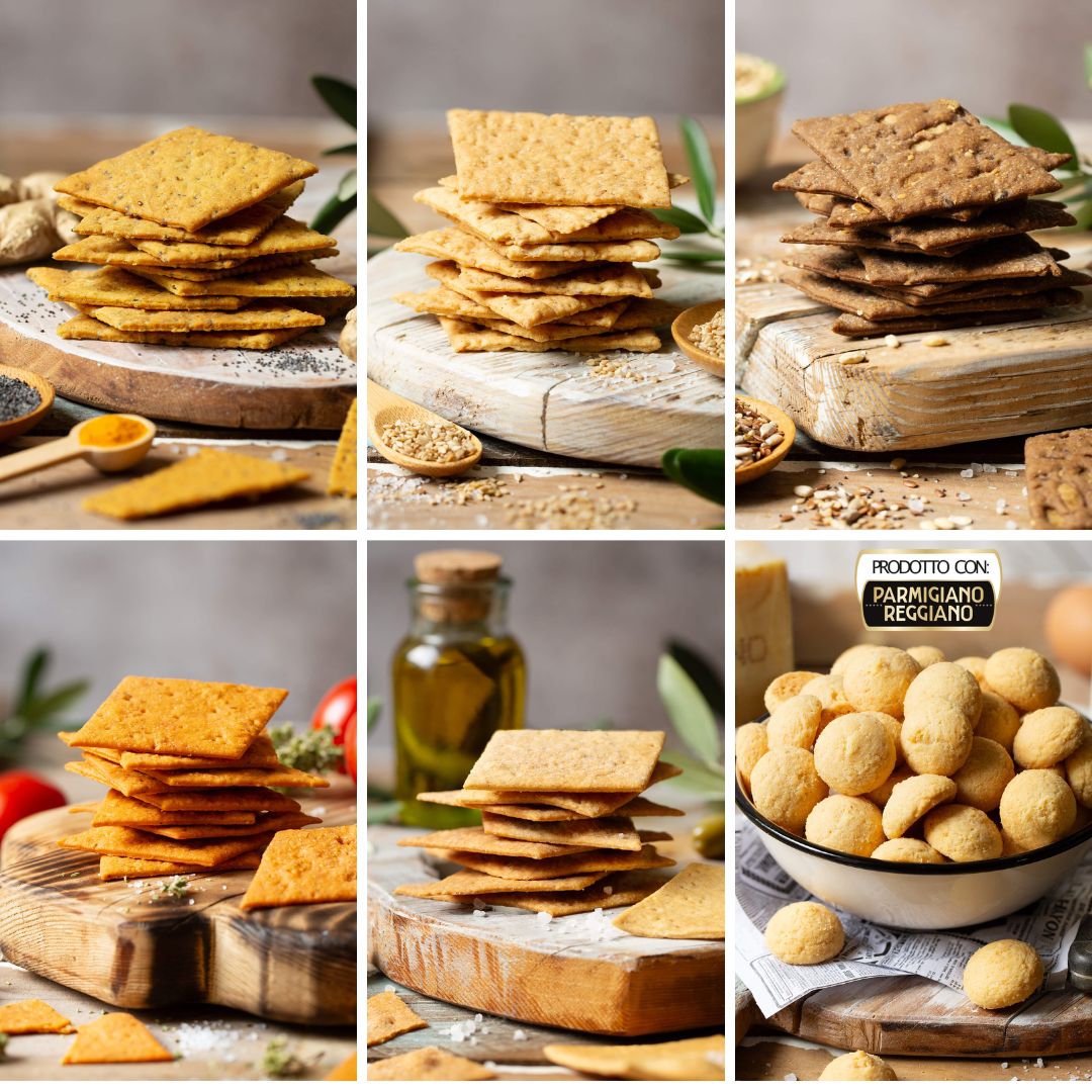 Crackers and Biscuits (6 pack) - Emilia Bakery  Emilia Food Love - EMILIA  FOOD LOVE Selected with love in Italy